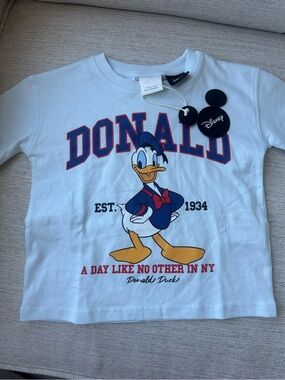 ZARA Kids Donald Duck Graphic Tee